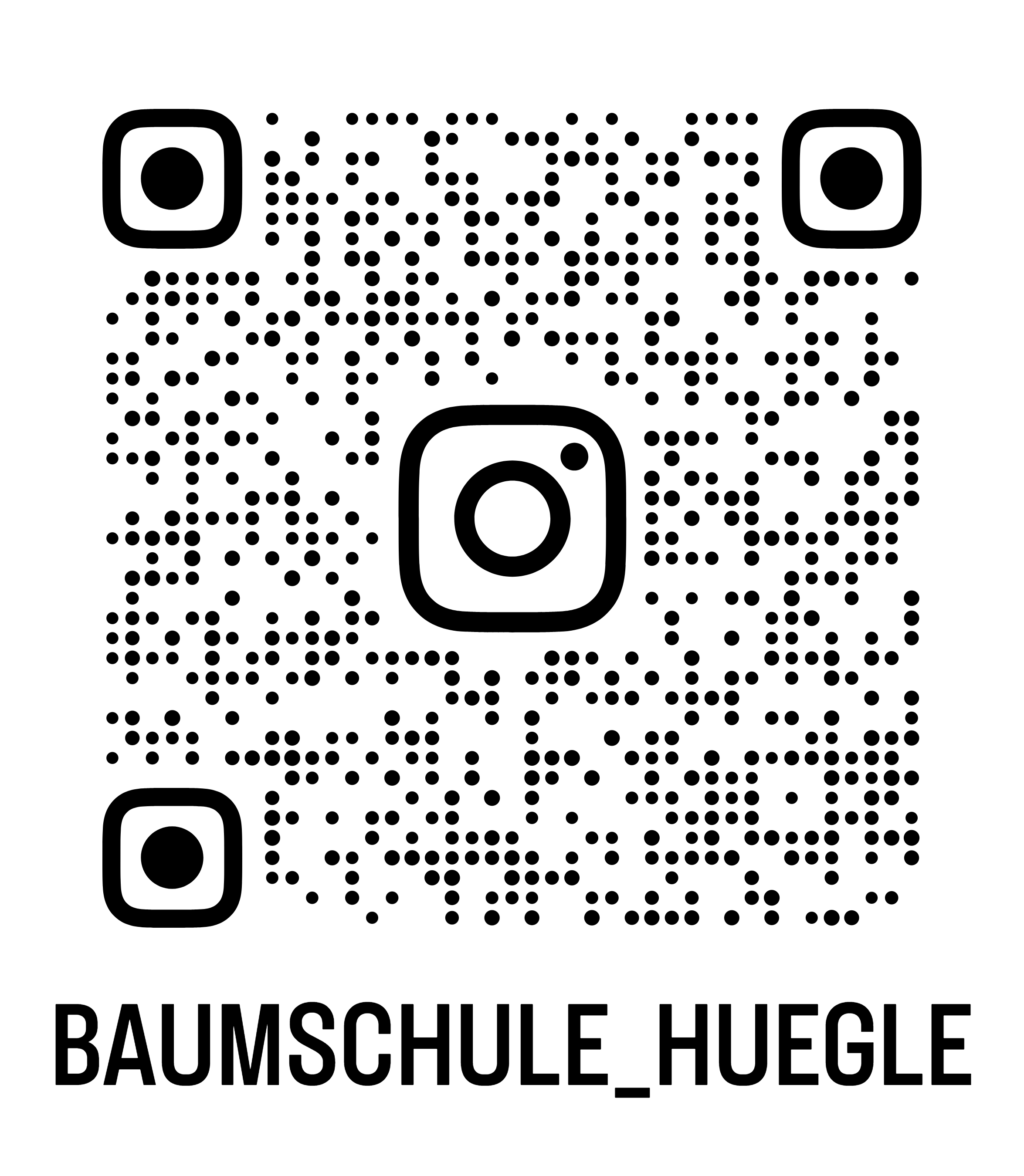 Instagram QR Code Baumschule_Huegle